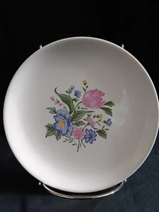 Pink and Purple floral 6 1/2" Bread Dessert plate Made in China - Picture 1 of 3