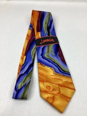"Corbata Jerry Garcia TORSO LÍQUIDO Colección Cincuenta y Tres L58"" x W3-1/2""" Foto 1 de 4