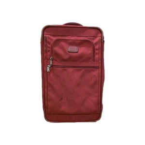 TUMI ALPHA Continental 22” Expandable Carry On 2-Wheel Roller Luggage Red 2279RF - Picture 1 of 7