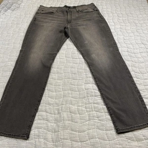Pantalones de mezclilla elásticos gris carbón Lucky Brand 121 ajustados rectos para hombre 38x32 2 vías - Imagen 1 de 13