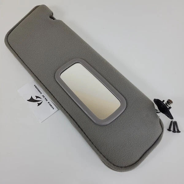 Солнцезащитный козырек со стороны пассажира для грузовика Mazda B-3000 2002 года с зеркалом серый с винтами - Изображение 1 из 4