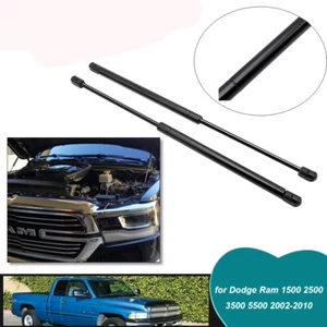 Qty2 Bonnet Lift Supports Gas Struts Liftgates Hood For 2002-2010 Dodge Ram 1500 - Picture 1 of 12