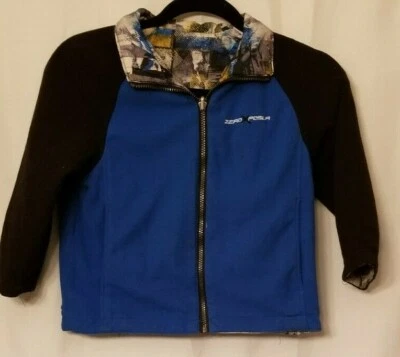 Kid's ZeroXposur Reversible Jacket Coat Size 5/6 Zipper Blue 2 Looks 1 Coat  - Image 1 of 3