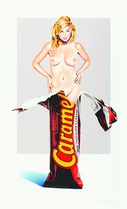 Mel Ramos Caramia Caramello Lithografie handsigniert nummeriert 2007 top Zustand - Bild 1 von 1