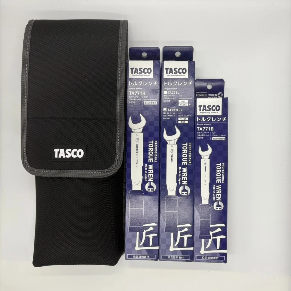 Ichinen Tasco High precision Torque Wrench set , 1/4 3/8 1/2 TA771FC