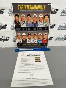 PRESIDENT'S CUP GOLF INTERNATIONAL TEAM SIGNED 11X14 PHOTO BY 12-BECKETT BAS LOA - Picture 1 of 14