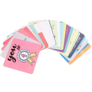 60 Pcs Cute Encouragement Note Card Lunchboxes for Kids קופסת אוכל לילדים