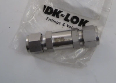 DK-Lok V33C-D-8T-1-S 1/2" Check Valve (1 PSI Cracking) - 316 Stainless Steel - - Image 1 of 4