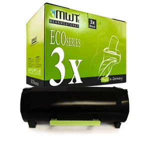 3x MWT ECO Toner XXL for 51B2000 Lexmark MX 317 dn MX 417 de MX 517 de - Picture 1 of 2