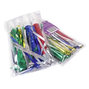 12x Party Sirens with Tinsel! Kids Parties Lot Whistle - Picture 1 of 1