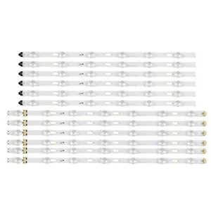 12pcs LED Backlight Strips For UE50MU6170U UE50MU6172U UE50MU6179U UE50MU6192U - Afbeelding 1 van 5
