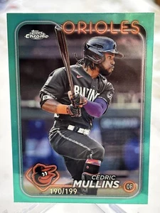 Cedric Mullins 2024 Topps Chrome #82 Aqua Refractor /199 Orioles - Bild 1 von 2