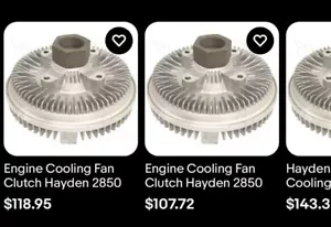 2850 Engine Cooling Fan Clutch CT 99-10 Chevrolet GMC Models Hayden Automotive - Picture 1 of 6