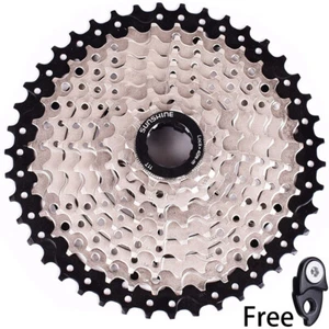 SUNSHINE MTB Bike 9 Speed 11-42T Cassette Flywheel Black fit Shimano Sram US New - Picture 1 of 8