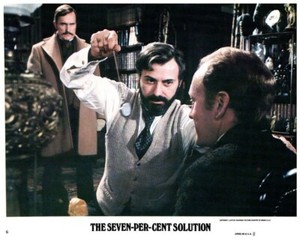 Seven-Per-Cent Solution Lobby Card Alan Arkin Robert Duvall Sherlock Holmes