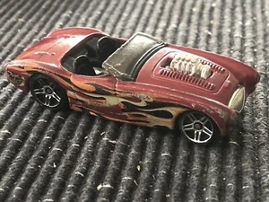 Hot Wheels Austin Healey Red/ Flames 1:64 Diecast 2000 Unboxed - Picture 1 of 6