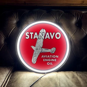 Stanavo Motoröl - LED Leuchtreklame für Bar Deko & Festliche Feiern Y1 - Bild 1 von 7