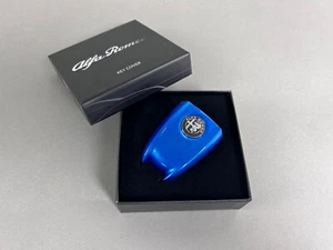 Alfa Romeo Giulia Stelvio Schlüsselabdeckung Key Cover Misano Blu - Picture 1 of 2