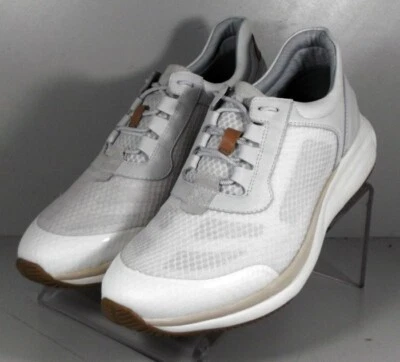 258588 MS50 TR2-SPORT MEN SHOE 11 M WHITE LEATHER/MESH LACE UP JOHNSTON&MURPHY - Image 1 of 4