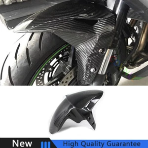 For Kawasaki ZX4RR ZX4R 23-25 Dry Carbon Fiber Motorcycle Front Mudguard Replace - Picture 1 of 7
