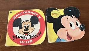 Vintage Mickey Mouse Club Books - Set If Two Both From 1980 - Picture 1 of 22