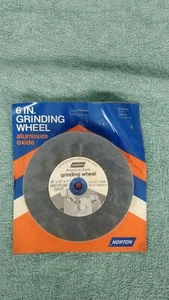 (New) Norton Aluminum Oxide Grinding Wheel 6 in. x 3/4" x 1" Med Grit # 88240-5 - Picture 1 of 4