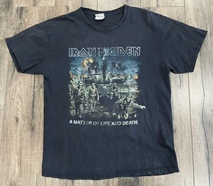 2006 Iron Maiden A Matter Of Life And Death Concert World Tour Large Shirt Eddie - Picture 1 of 9