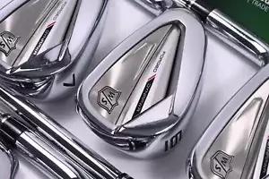Left Hand Wilson Dynapower Forged Irons / 5-PW+GW / Regular Flex KBS Tour Lite - Picture 1 of 7