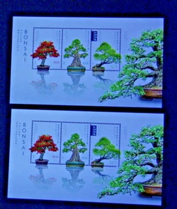 Australian Stamps 2021 Native Bonsai Miniature Sheet X2 Mint International - Picture 1 of 2
