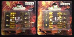 BULK DEAL: Power Connect AGU Fuse Block, Gold Plated, Lot of 2 Blocks - Picture 1 of 4