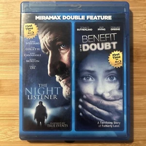 The Night Listener/Benefit of the Doubt (Blu-ray Disc, 2012, 2-Disc Set) - Picture 1 of 2