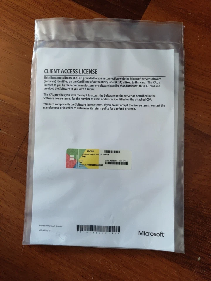 MS Windows Server 2016 OEM User CAL für 5 Benutzer - Bild 1 von 1