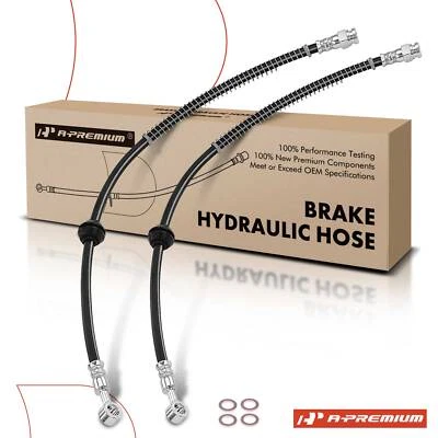 Manguera hidráulica de freno delantero A-Premium 2x para Volvo XC90 2007-2014 L6 3,2 L V8 4,4 L Foto 1 de 4