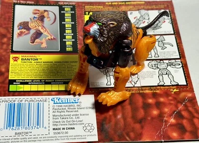 Kenner Transformers Beast Wars Fuzors Bantor 1998 Vintage Heroic Maximal  - Image 1 of 3