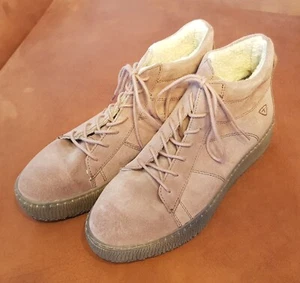 Tamaris Damenschuhe, Schnürstiefel, Wildleder, hellbraun, Größe 42, ungetragen - Bild 1 von 6