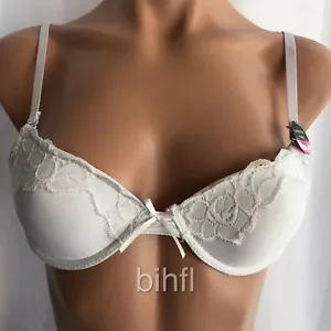 Rene Rofe/BH/wandelbar/Körbchen mit Spitzenbesatz/32a/weiß/28 $ - Bild 1 von 2