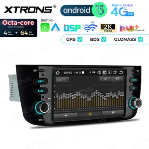 6.2" Android 13 Car GPS Stereo Radio Car Auto Play 8Core 4G for Fiat Punto Linea - Picture 1 of 20