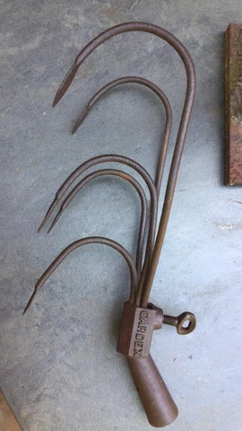 Vintage antique Gardex  5 Tine Cultivator Claw garden farm tool Cover
