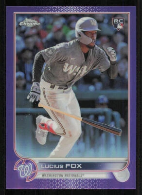 2022 Topps Chrome Update Purple Refractors #USC181 Lucius Fox - Image 1 of 2