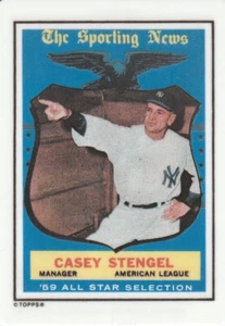 1990 Hamilton Collection porcelain 1959 Topps Casey Stengel B2750 - Picture 1 of 4