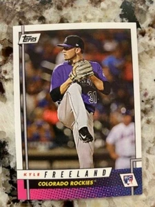 2017 TOPPS ON-DEMAND ROOKIE CLASS SET 12 CARD COLORADO ROCKIES KYLE FREEMAN #7 - Picture 1 of 1
