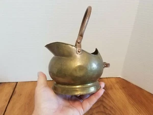 Vintage Cooperman Metall Handwerk NY Messing Kupfer Mini Kohle Eimer 3 3/4" hoch  - Bild 1 von 6