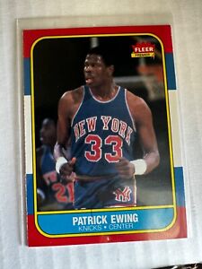 1986-87 Fleer - #32 Patrick Ewing (RC)