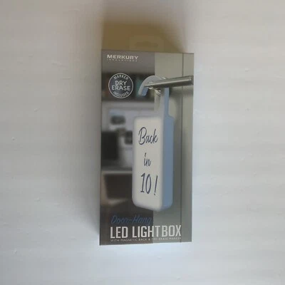 LED Light Up Door Hanger Write Your Own Message with Dry Erase Marker - Image 1 of 2