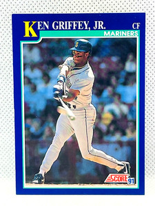 KEN GRIFFEY JR - 1991 Score Baseball #2 - SEATTLE MARINERS