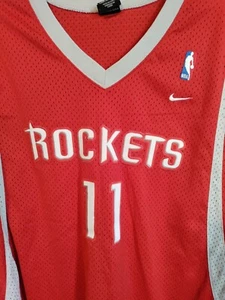NIKE NBA HOUSTON ROCKETS #11 YAO MING RED JERSEY MEN’S Size 2XL LENGTH + 2 - Picture 1 of 6