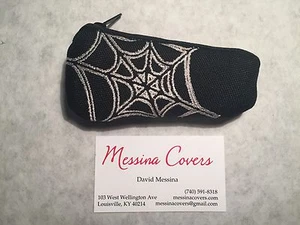 Messina Hüllen 1 einzelne Trompete Mundstück Etui Tasche schwarz Spinnennetz - Bild 1 von 3