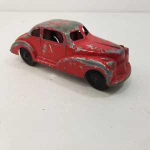 Vintage Hubley Toy Red Pressed Steel Coupe 6" Long - Picture 1 of 7