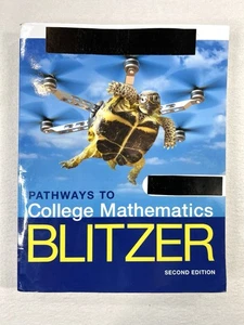 Pathways to College Mathematics Robert Blitzer 2019 Paperback Teacher or Student - Imagen 1 de 7