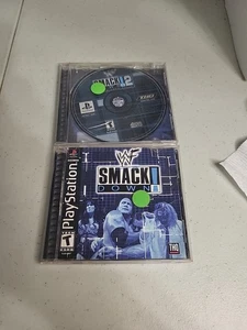 PS1 WWF Smack Down 1 & 2 Working Pictures - Picture 1 of 21